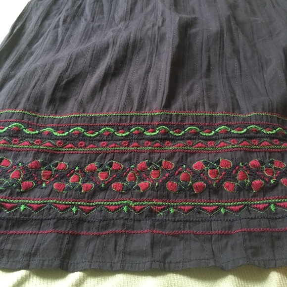 Navy Embroidered Tunic - Picture 3 of 4